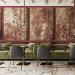 Tapet på vegg i hotel resturant fra Inkiostro Biancogir spennende designmuligheter